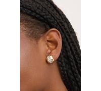 Jon Richard Women's Gold Plated & Crystal Dome Clip Earrings Jon Richard Gold One Size