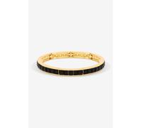 Jon Richard Women's Gold Plated & Cubic Zirconia Jet Stretch Bracelet Jon Richard Gold One Size
