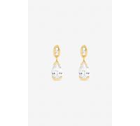Jon Richard Gold Plated And Cubic Zirconia Pear Drop Earring Gold One Size