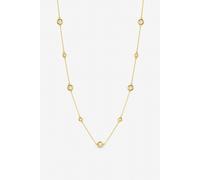 Jon Richard Gold Plated Cubic Zirconia Bezel Neckwear One Size Gold