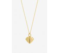 Jon Richard Gold Plated Heart Locket Pendant Gold One Size