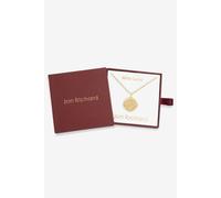 Jon Richard Gold Plated Molten Horoscope Pendant - Virgo Gold One Size