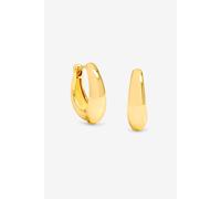 Jon Richard Gold Plated Polished Hoop Earrings Gold One Size