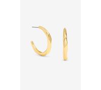 Jon Richard Gold Plated Polished Twist Hoop Earrings Gold One Size