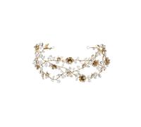 Jon Richard Women's Gold Plated Sienna Gold Floral Hair Vine - Gift Pouch Jon Richard Gold One Size