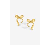 Jon Richard Gold Plated Vintage Bow Earrings Gold One Size