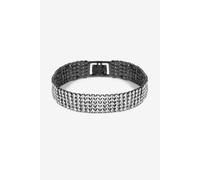 Jon Richard Women's Hematite & Crystal Multi Row Bracelet in Black Jon Richard Black One Size