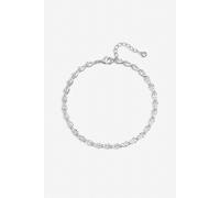 Jon Richard Rhodium Pear Drop Bracelet In Silver Silver One Size