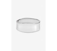 Jon Richard Silver Plated Large Curve Cuff Silver One Size