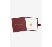 Jon Richard Gold Plated Heart Birthstone Pendant - November One Size Gold