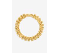 Jon Richard Women's 18K Gold Plated Gate Chain Bracelet Jon Richard Gold One Size