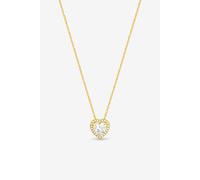 Jon Richard Women's Gold Plated & Crystal Halo Heart Pendant Jon Richard Gold One Size