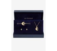 Jon Richard Women's Gold Plated Crystal & Moon Trio Set - Gift Box Jon Richard Gold One Size