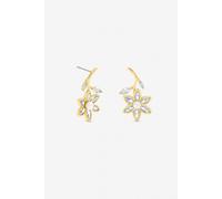 Jon Richard Women's Gold Plated Crystal & Pearl Flower Drop Earrings Jon Richard Gold One Size