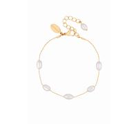 Jon Richard Fine Chain And Freshwater Pearl Bracelet, Gold