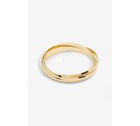 Jon Richard Gold Plated Interlock Bangles Gold