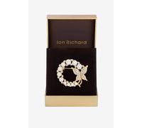 Jon Richard Gold Plated Pearl and Butterfly Brooch Gift Box