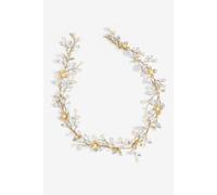 Jon Richard Women's Gold Plated Pearl & Crystal Floral Hair Vine
