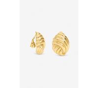 Jon Richard Women's Gold Plated Shell Clip Earrings Jon Richard Gold One Size
