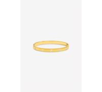 Jon Richard Women's Gold Plated Textured Stainless Steel Crystal Bangle Jon Richard Gold One Size