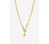Jon Richard Women's Gold Plated Waterproof Diamond Cut Star T Bar Necklace Jon Richard Gold One Size