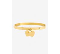 Jon Richard Gold Waterproof Heart Charm Engraveable Bangle One Size Gold
