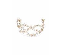Jon Richard Women's Gold Plated White Floral Hair Vine - Gift Pouch Jon Richard Gold One Size