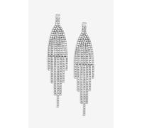 Jon Richard Women's Hematite Plated & Crystal Statement Earrings in Black Jon Richard Black One Size