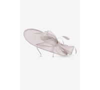 Jon Richard Women's Mink Large Bow Hat Fascinator in Beige