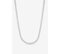 Jon Richard Women's Rhodium Plated Cubic Zirconia Baguette Necklace in Silver Jon Richard Silver One Size