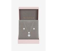Jon Richard Cubic Zirconia Double Halo Drop Set