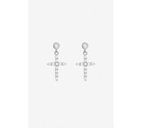 Jon Richard Rhodium Plated Cubic Zirconia Earrings