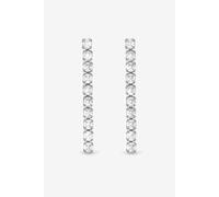 Jon Richard Cubic Zirconia Round Tennis Earrings