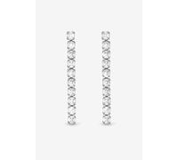 Jon Richard Cubic Zirconia Round Tennis Earrings