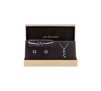 Jon Richard Women's Sapphire & Crystal Twist Drop Set - Gift Boxed in Silver Jon Richard Silver One Size