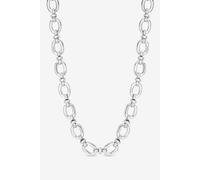 Jon Richard Women's Silver Plated Open Link Necklace