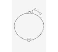 Jon Richard Women's Sterling Silver Plated Waterproof Bezel Bracelet Jon Richard Silver One Size