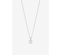 Jon Richard Women's Sterling Silver Plated Waterproof Bezel Pendant Jon Richard Silver One Size