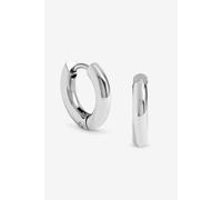 Jon Richard Women's Waterproof Silver Plated Small Chubby Hoop Earrings Jon Richard Silver One Size
