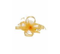 Jon Richard Women's Yellow Small Feather Fascinator Clip Jon Richard Yellow One Size