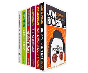 Jon Ronson Collection 6 Books Bundle set (So You've Been Publicly Shamed, Men Who Stare At Goats, Them: Adventures with Extremists, Lost at Sea: The Jon Ronson Mysteries, Out of the Ordinary, Frank)