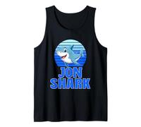 Jon Shark Family Reunion Squad First Last Name Tank Top