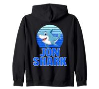 Jon Shark Family Reunion Squad First Last Name Zip Hoodie