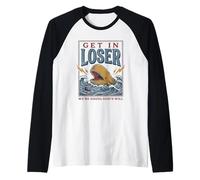 Jonah and the Whale Funny Christian Bible Story God Raglan Baseball Tee