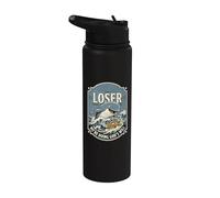 Jonah and the Whale Get in Loser were Doing Gods Will Funny Stainless Steel Insulated Water Bottle