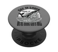 Jonah Whale Christian Get In Loser God's Will Funny Bible PopSockets Adhesive PopGrip
