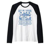 Jonah Whale Christian Get in Loser God's Will Funny Bible Raglan Baseball Tee