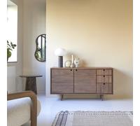 Jonàk - Sideboard in solid walnut - 145 cm Brown