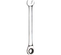 Jonard Tools ASW-R716 Chrome Vanadium Steel Ratcheting Speed Wrench, Gloss Finish, 7/16" Opening Size, 6-1/2" Long
