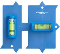 Jonard Tools WTL-32M Wall Box Template & Level for 1-Gang and 2-Gang Metal Boxes